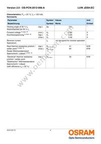 LUW JDSH.EC-FQFS-5E8G-1 Datasheet Page 4