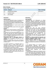 LUW JDSH.EC-FQFS-5E8G-1 Datasheet Page 19