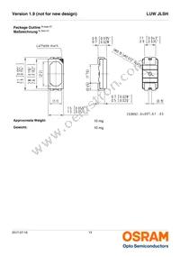 LUW JLSH-5B8B-I4Q7-EG-LP-20-R18-Z Datasheet Page 13
