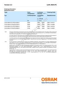 LUW JNSH.PC-CPCR-5E8G-1-20-R18 Datasheet Page 2
