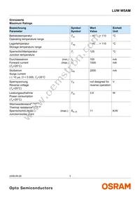 LUW W5AM-KXKZ-5F8G-ZN Datasheet Page 3