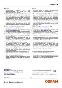 LUW W5AM-KXKZ-5F8G-ZN Datasheet Page 20