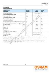 LUW W5AM-KYLX-4C8E-ZN Datasheet Page 3