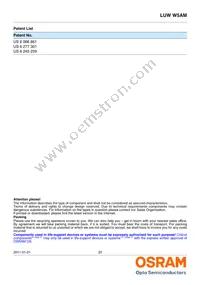 LUW W5AM-KYLX-4C8E-ZN Datasheet Page 20