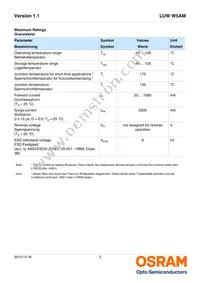 LUW W5AM-LXLY-6P7R-0-350-R18-Z Datasheet Page 3