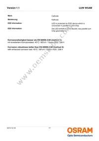 LUW W5AM-LXLY-6P7R-0-350-R18-Z Datasheet Page 17