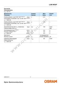 LUW W5AP-MYNY-5P7R-Z Datasheet Page 4