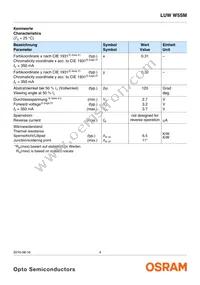 LUW W5SM-JZKZ-6P7Q-0-350-R18-Z Datasheet Page 4