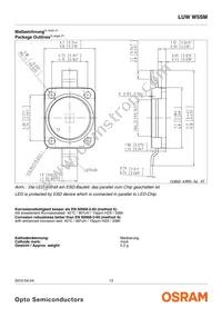 LUW W5SM-KYLX-5F8G-1-350-R18-Z-AL Datasheet Page 13