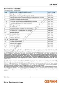 LUW W5SM-KYLX-5F8G-1-350-R18-Z-AL Datasheet Page 19