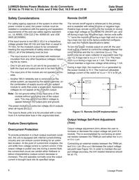 LUW025F Datasheet Page 8