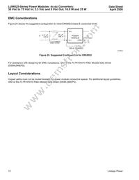 LUW025F Datasheet Page 12