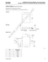 LUW025F Datasheet Page 13