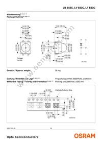 LV E63C-BBDA-35-L-Z Datasheet Page 13