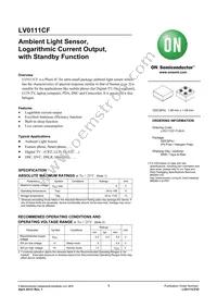 LV0111CF-TLM-H Datasheet Cover