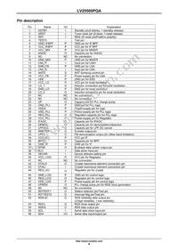 LV25500PQA-NH Datasheet Page 9