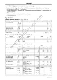 LV25700PM-TBM-E Datasheet Page 2