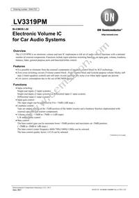 LV3319PM-V147-NE Datasheet Cover