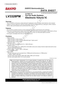 LV3328PM-TLM-E Datasheet Cover