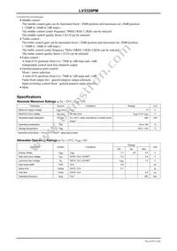 LV3328PM-TLM-E Datasheet Page 2