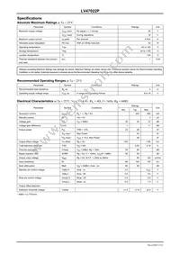 LV47022P-H Datasheet Page 2