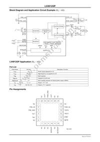 LV4912GP-TE-L-E Datasheet Page 4