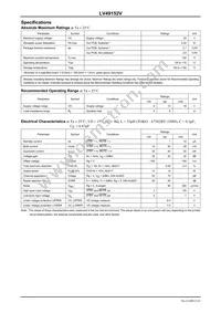 LV49152V-MPB-E Datasheet Page 2