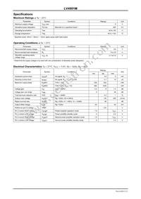 LV4991M-TLM-H Datasheet Page 2