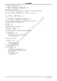 LV5029MD-BH Datasheet Page 9