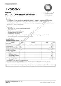 LV5050NV-TLM-E Datasheet Cover