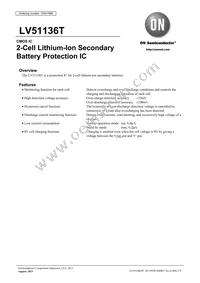 LV51136T-TLM-E Datasheet Cover