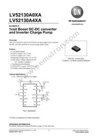 LV52130A4XA-VH Datasheet Cover