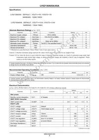LV52130A4XA-VH Datasheet Page 2