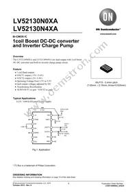LV52130N4XA-VH Datasheet Cover