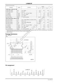 LV56831P-E Datasheet Page 3