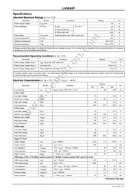 LV5692P-E Datasheet Page 2