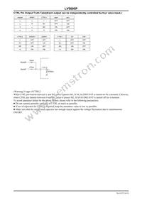 LV5695P-E Datasheet Page 6