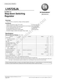 LV5725JA-ZH Datasheet Cover