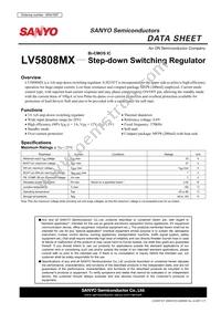 LV5808MX-TLM-H Datasheet Cover