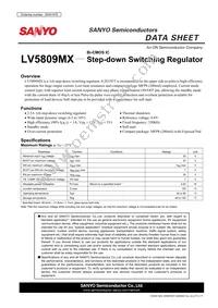 LV5809MX-TLM-H Datasheet Cover