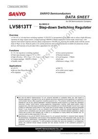 LV5813TT-TE-L-H Datasheet Cover