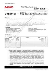 LV5841M-TLM-H Datasheet Cover