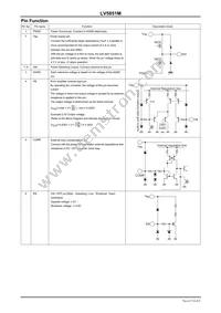 LV5851M-TLM-H Datasheet Page 4