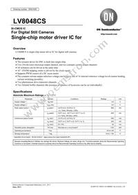 LV8048CS-TE-L-H Datasheet Cover