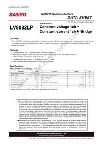 LV8082LP-TE-L-H Datasheet Cover
