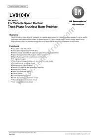 LV8104V-MPB-H Datasheet Cover