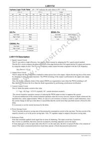 LV8111V-TLM-H Datasheet Page 11
