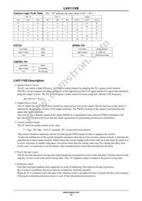 LV8111VB-AH Datasheet Page 13