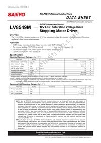 LV8549M-TLM-H Datasheet Cover