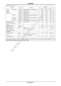 LV8702V-TLM-H Datasheet Page 3